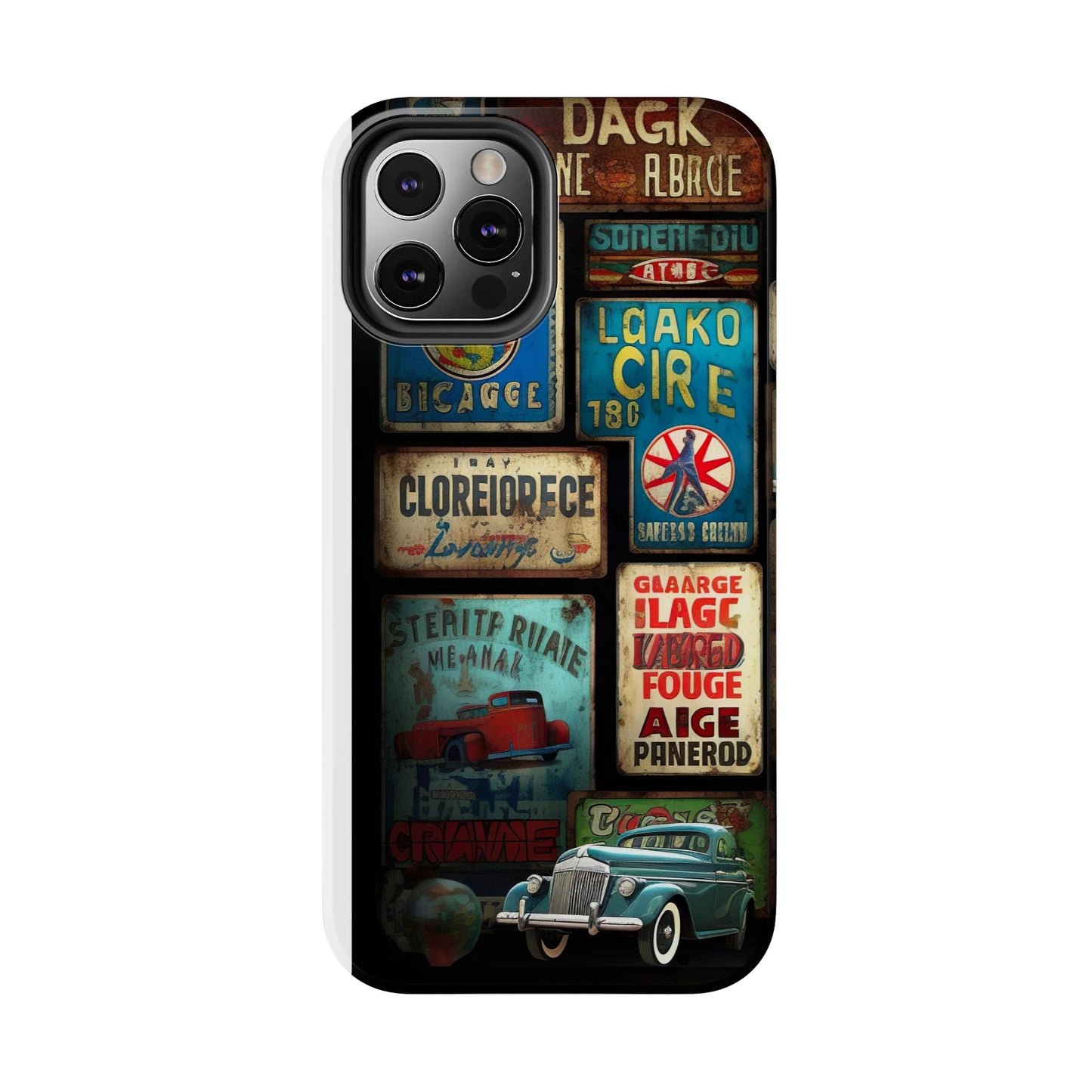 Retro car Tough Phone Cases