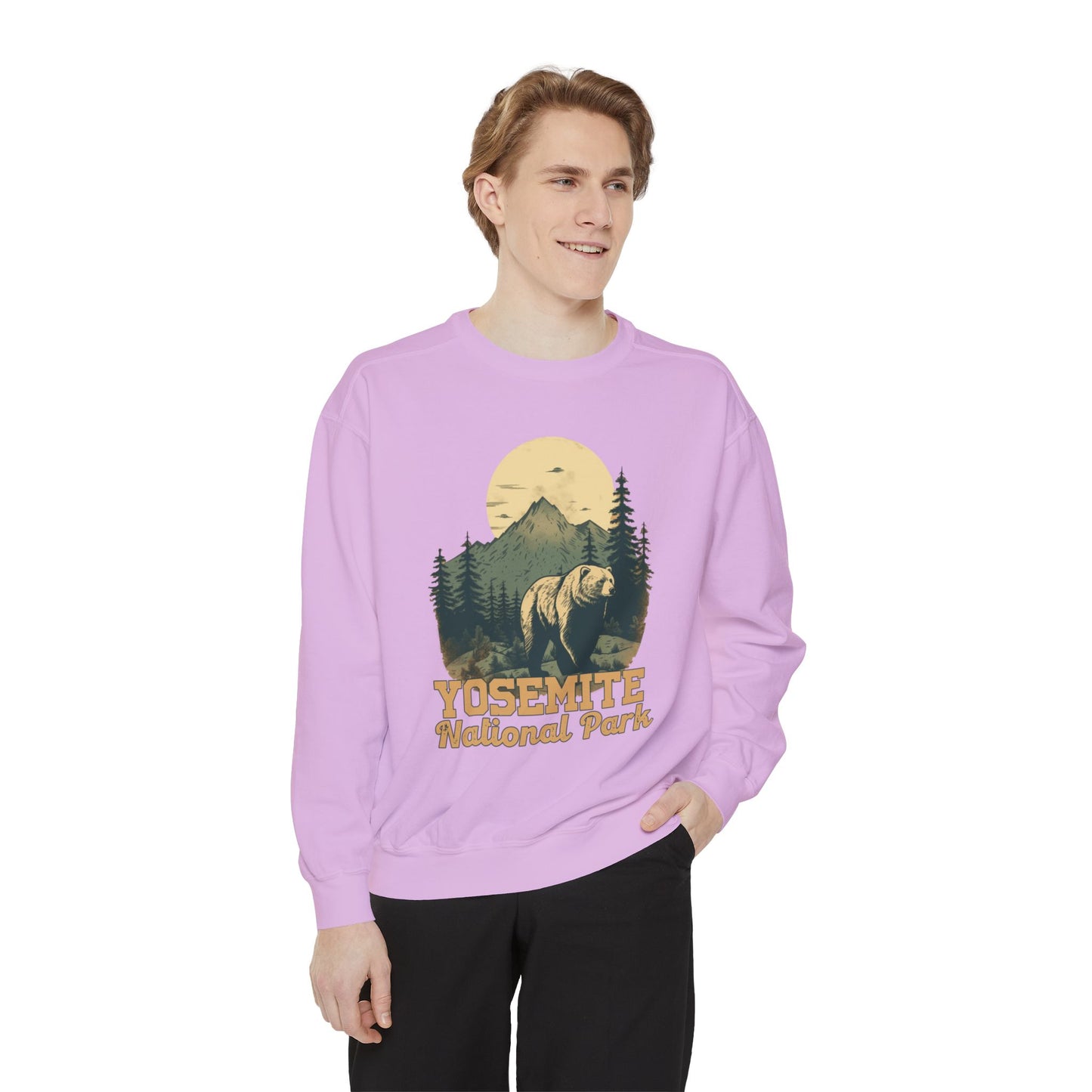 yosemite national park ,Unisex Garment-Dyed Sweatshirt