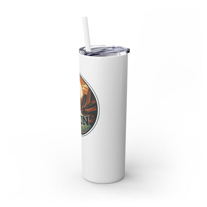 zion national park Tumbler with Straw, 20oz