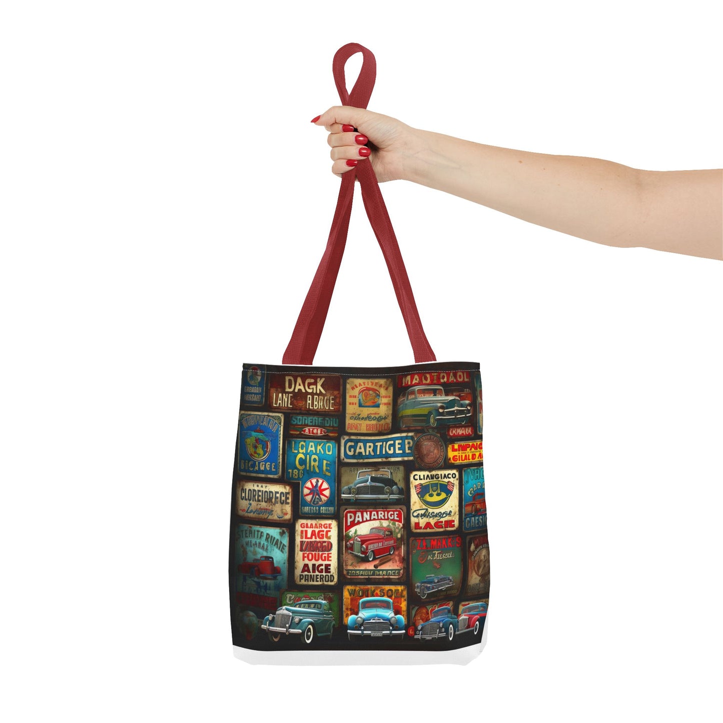 Retro car Tote Bag (AOP)