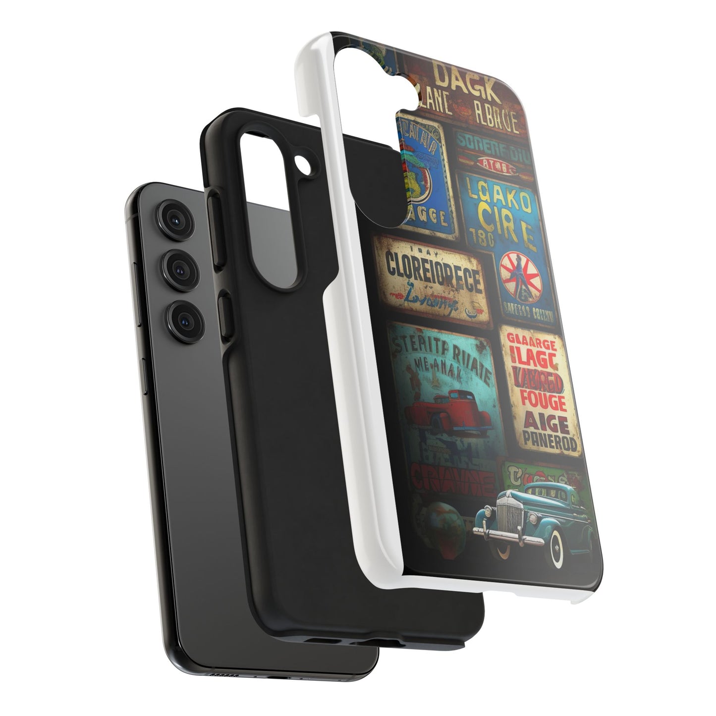 Retro car Tough Phone Cases