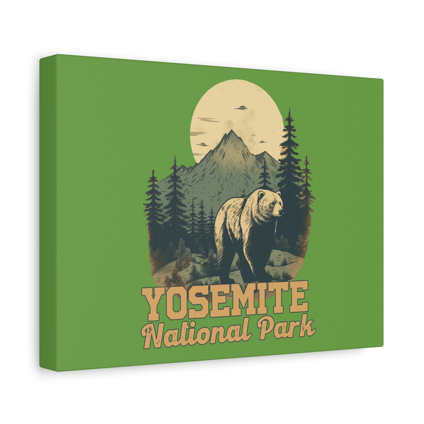 yosemite national park Matte Canvas, Stretched, 1.25"