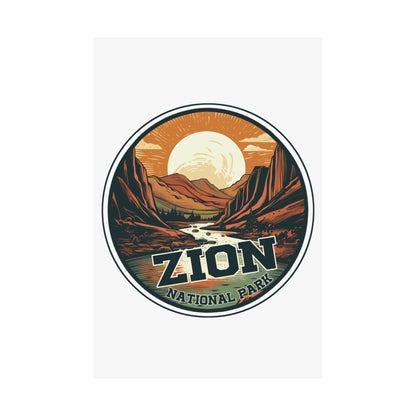 zion national park Matte Vertical Posters