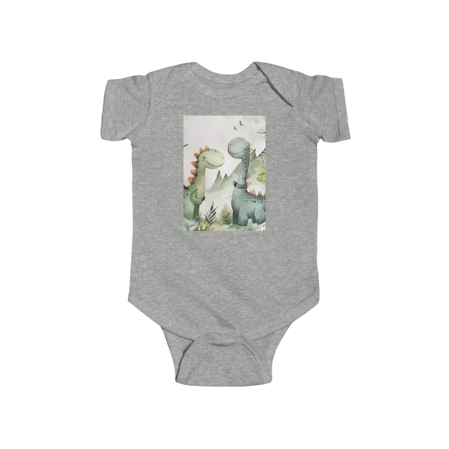 dino friends Infant Fine Jersey Bodysuit