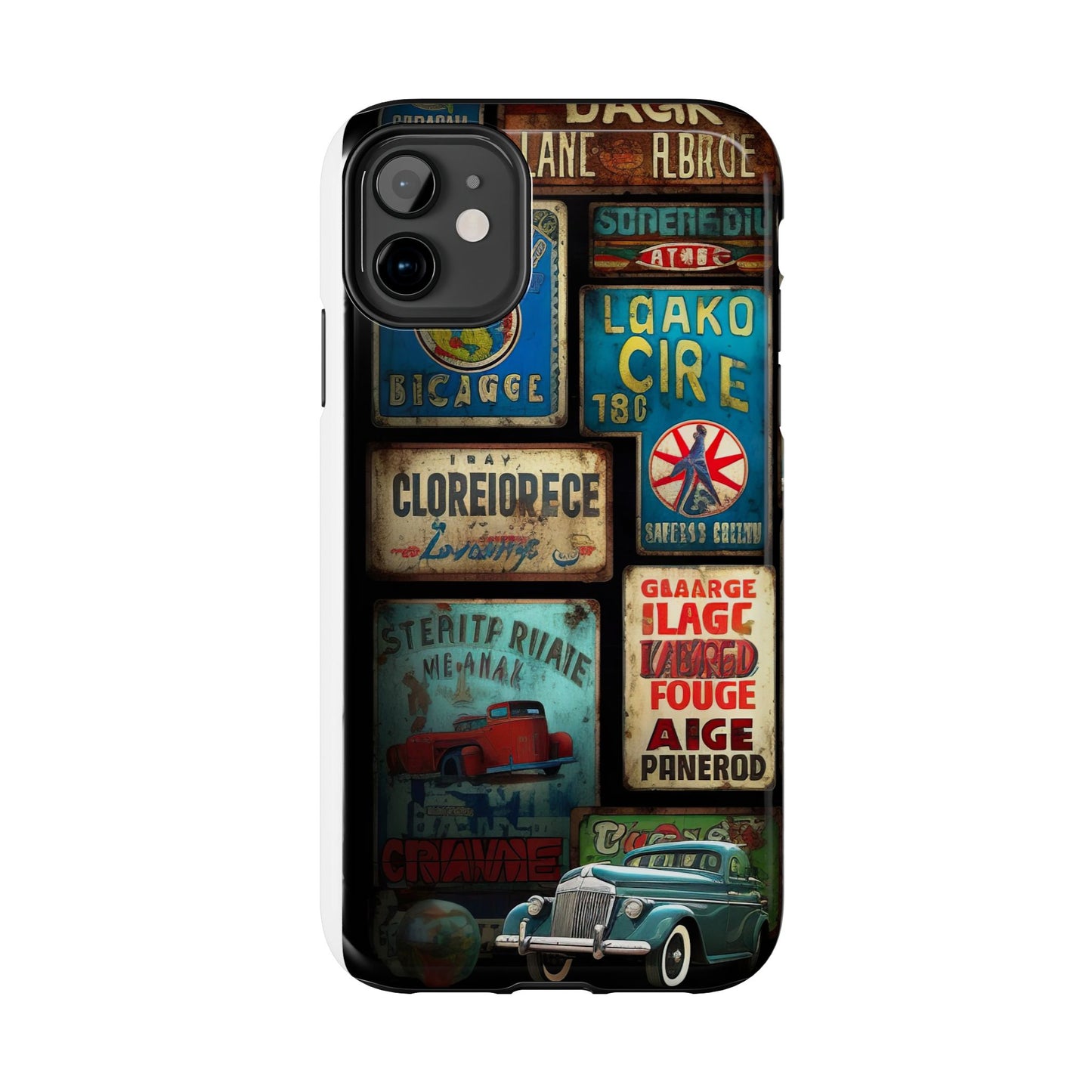 Retro car Tough Phone Cases