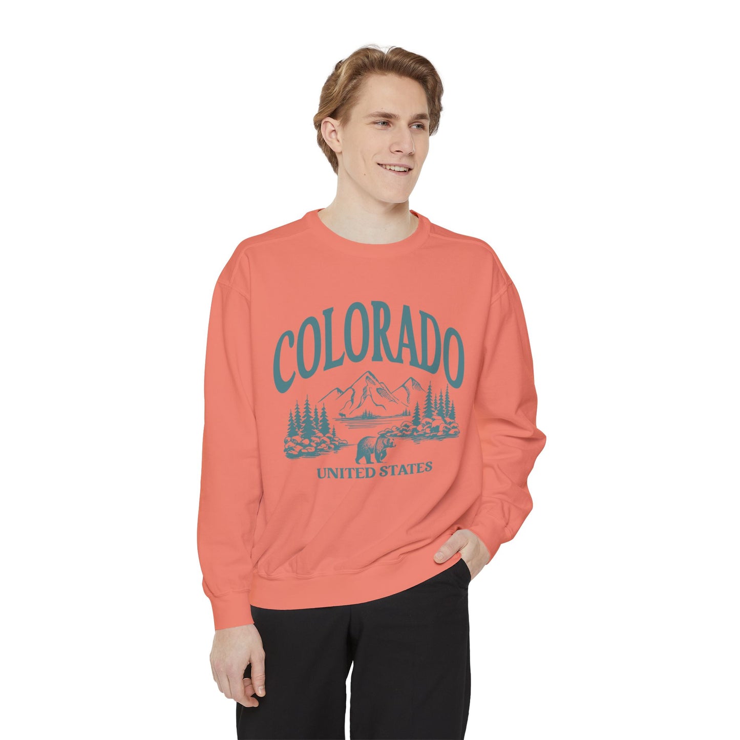 Colorado,Unisex Garment-Dyed Sweatshirt