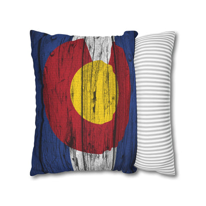 Colorado Polyester Square Pillowcase