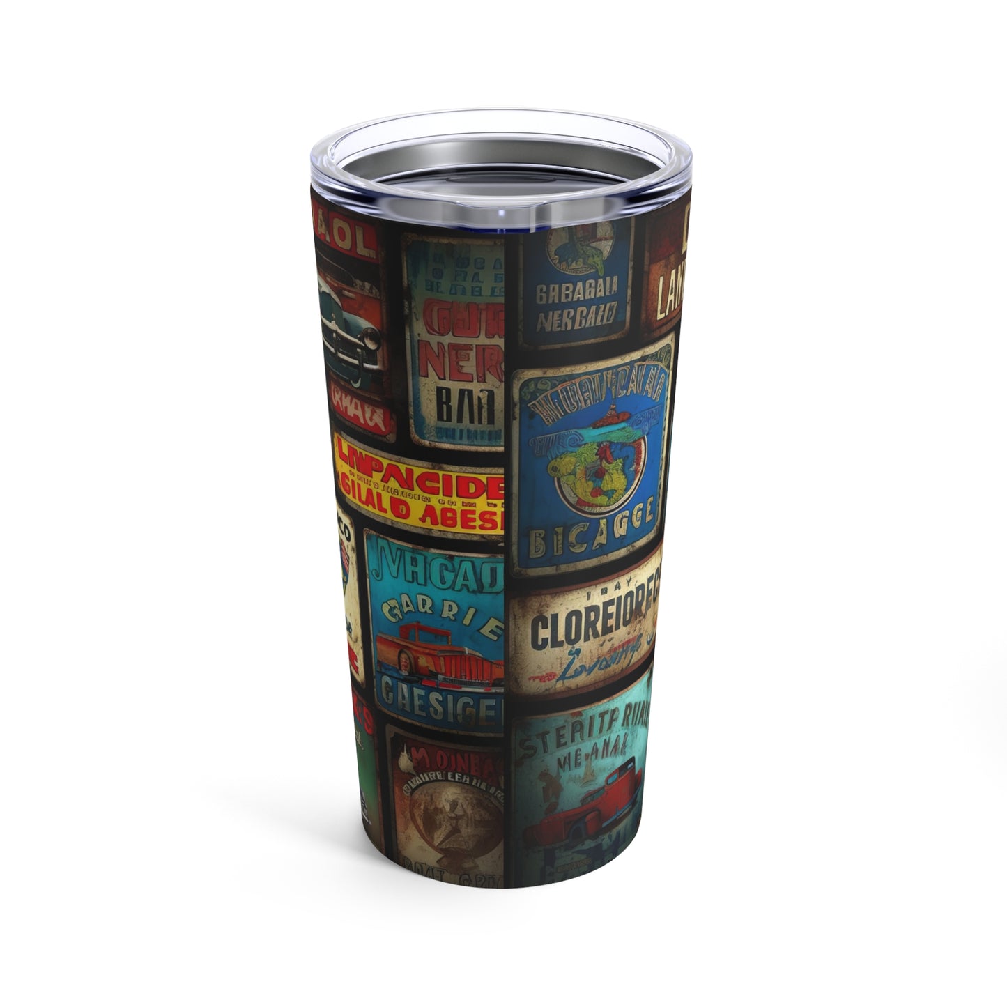 Retro car Tumbler 20oz