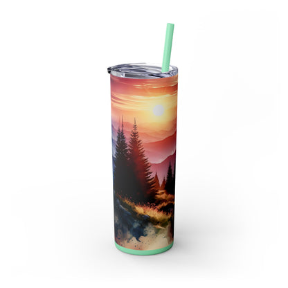 Sunset Tumbler with Straw, 20oz