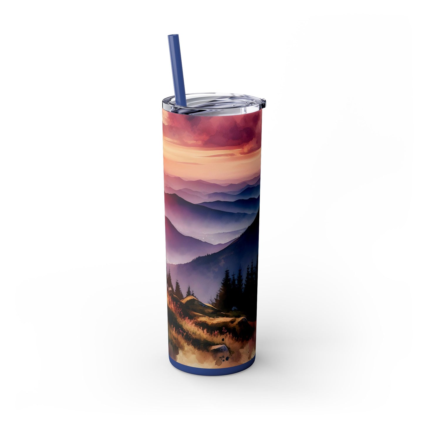 Sunset Tumbler with Straw, 20oz