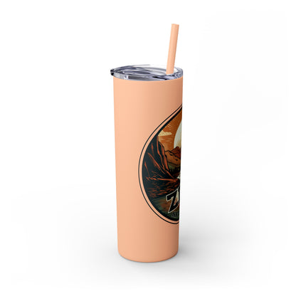 zion national park Tumbler with Straw, 20oz