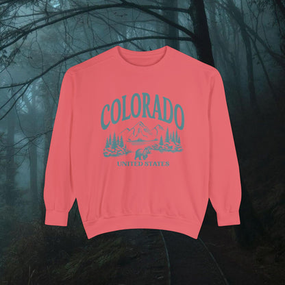 Colorado,Unisex Garment-Dyed Sweatshirt