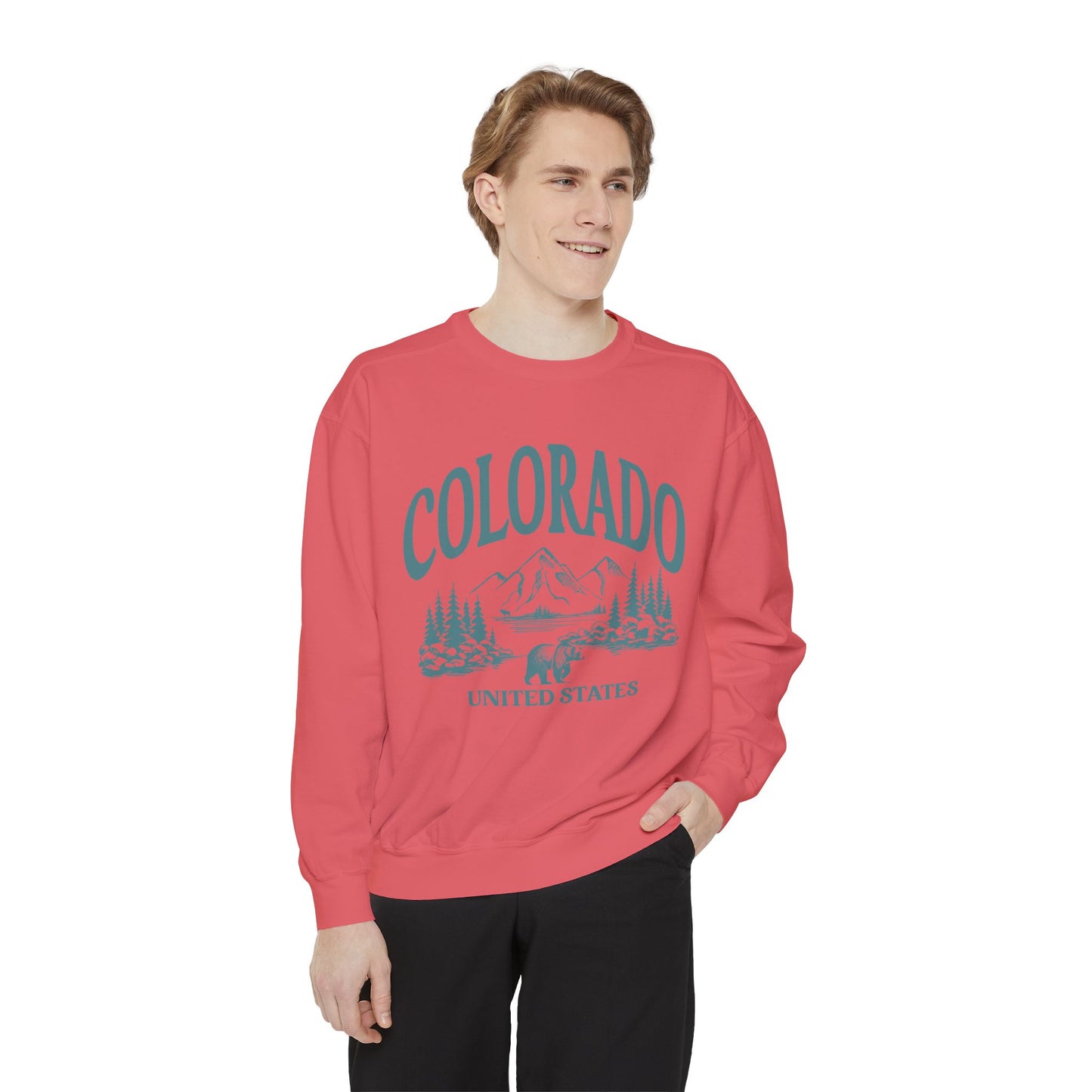 Colorado,Unisex Garment-Dyed Sweatshirt