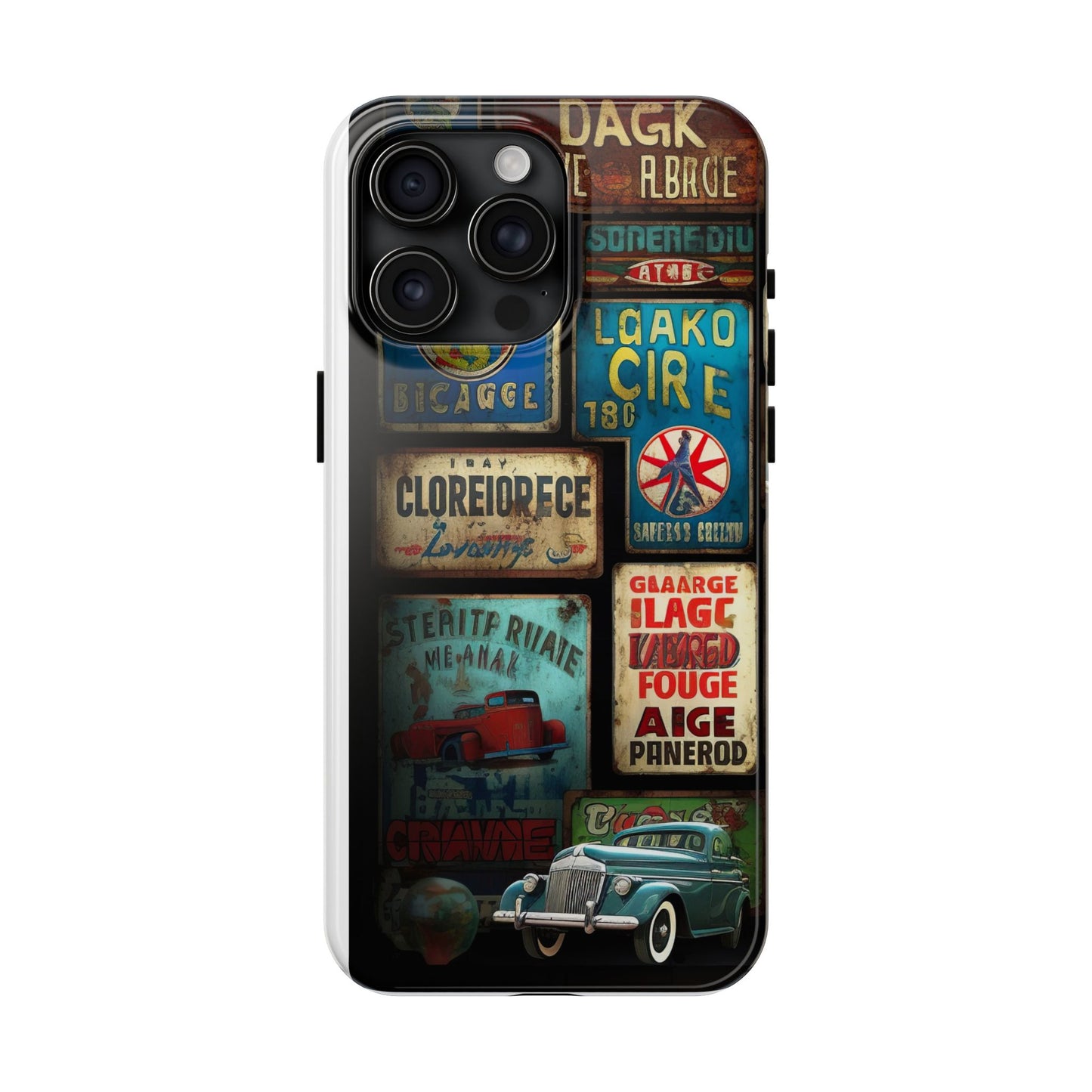 Retro car Tough Phone Cases