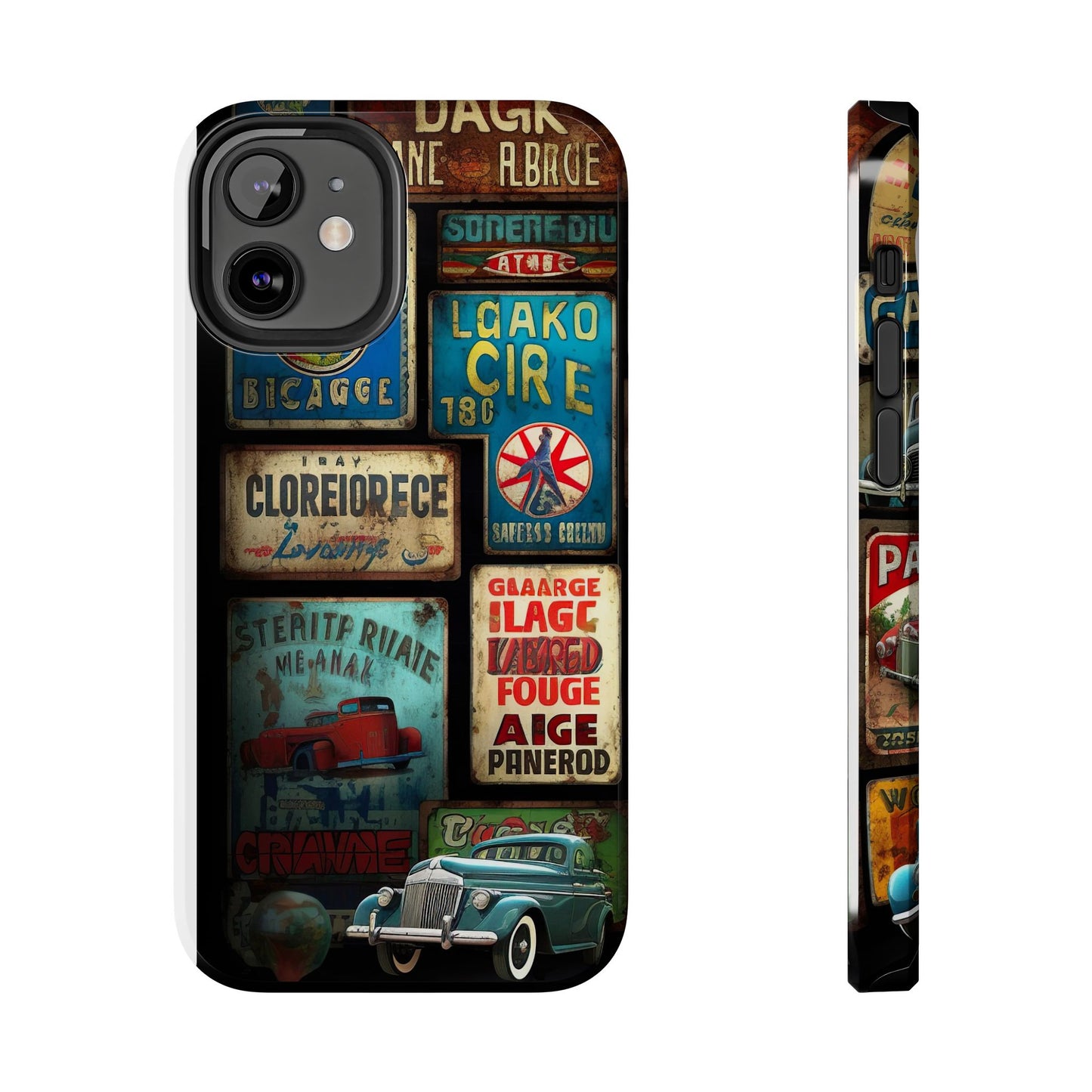 Retro car Tough Phone Cases