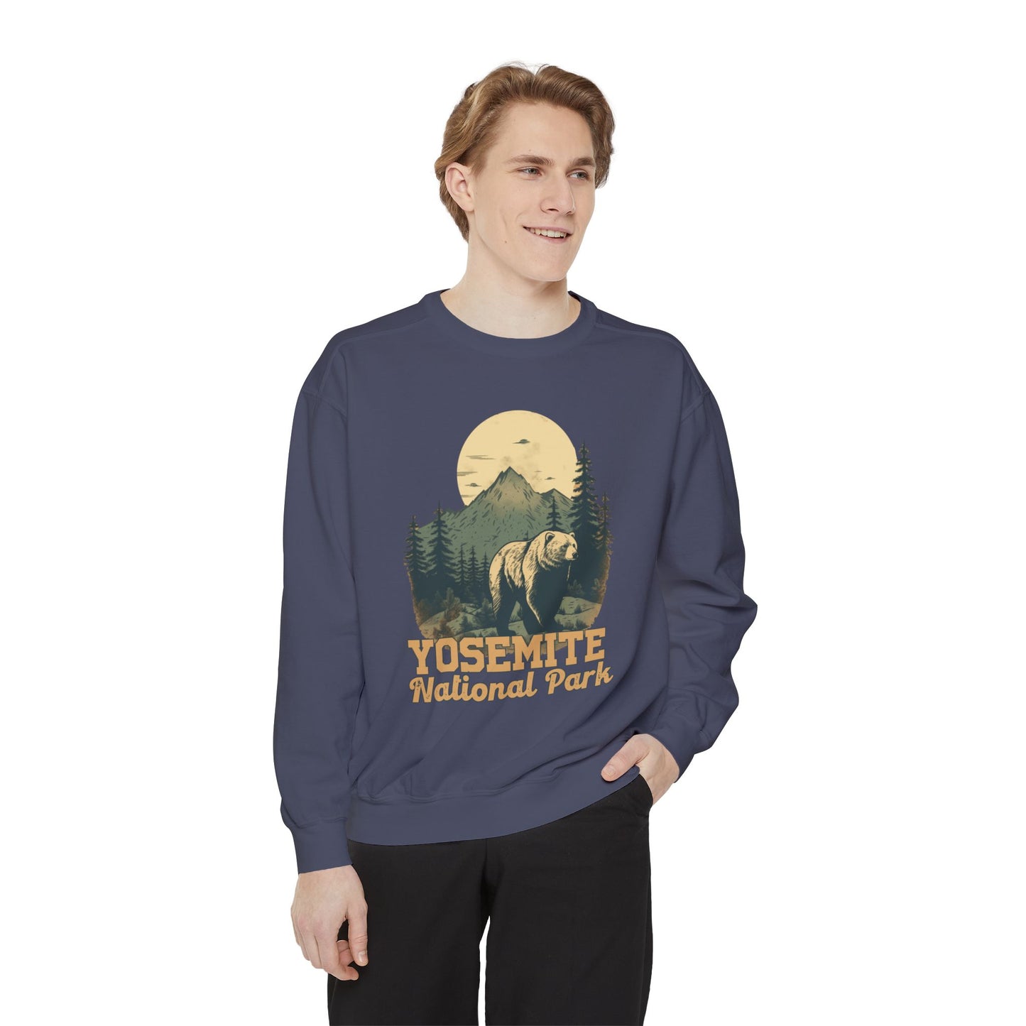 yosemite national park ,Unisex Garment-Dyed Sweatshirt