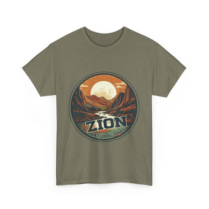 zion national park  Unisex Heavy Cotton Tee