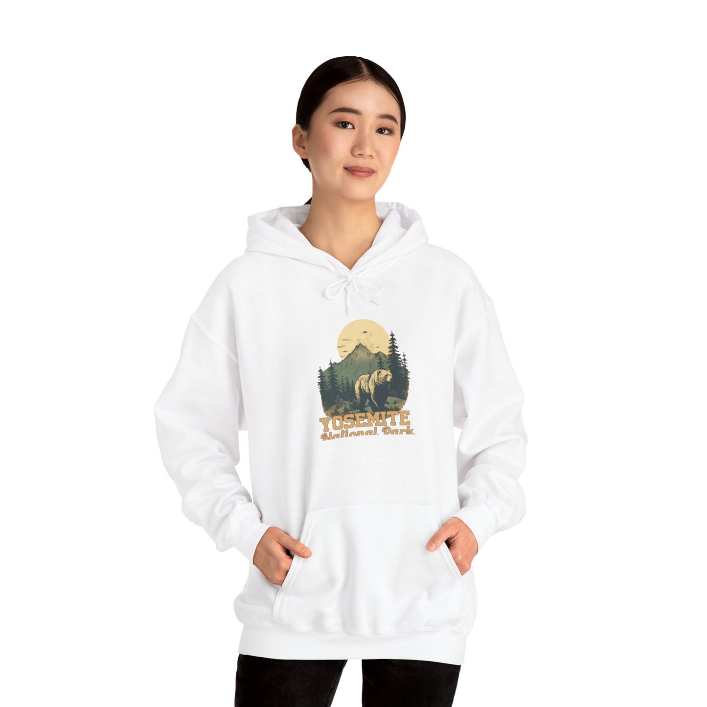 yosemite national park  ,Unisex Heavy Blend™ Hooded Sweatshirt