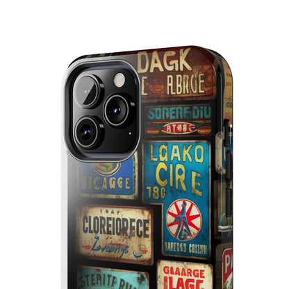 Retro car Tough Phone Cases