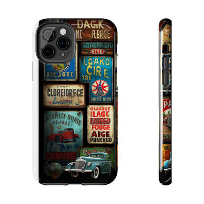 Retro car Tough Phone Cases