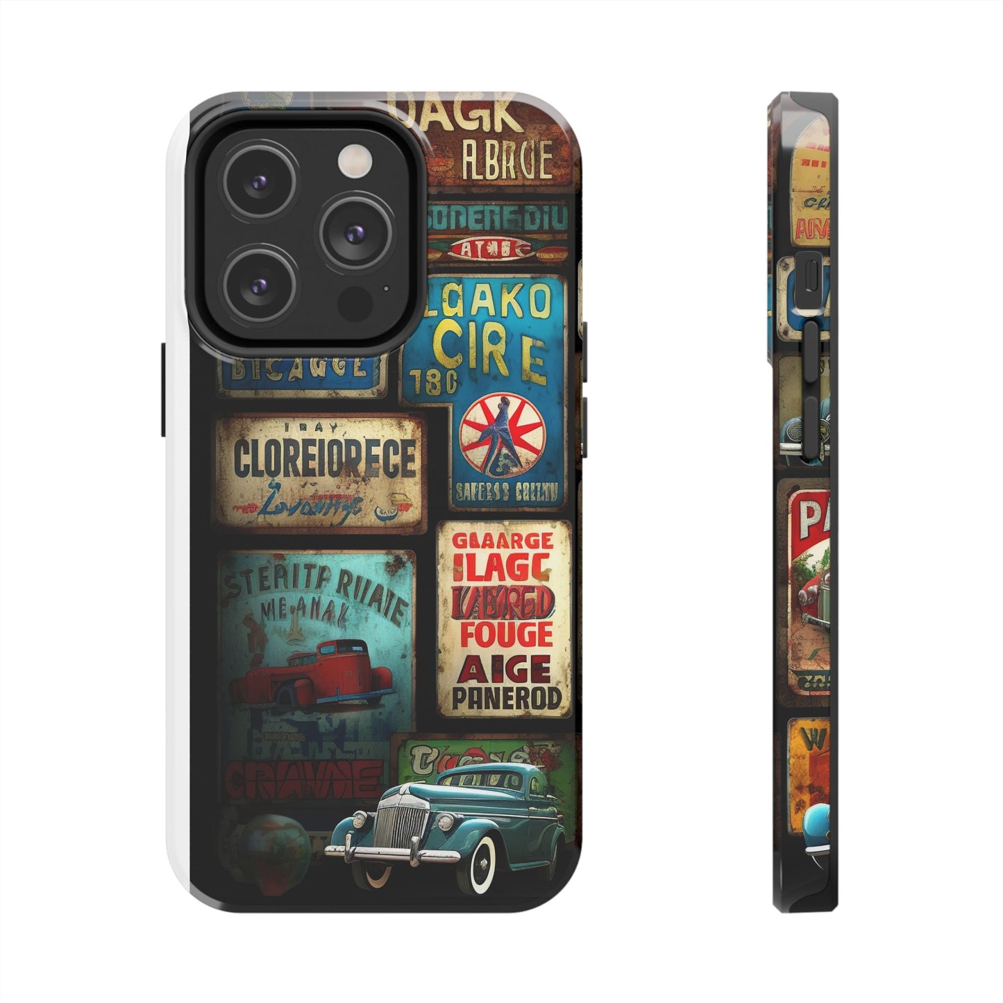 Retro car Tough Phone Cases