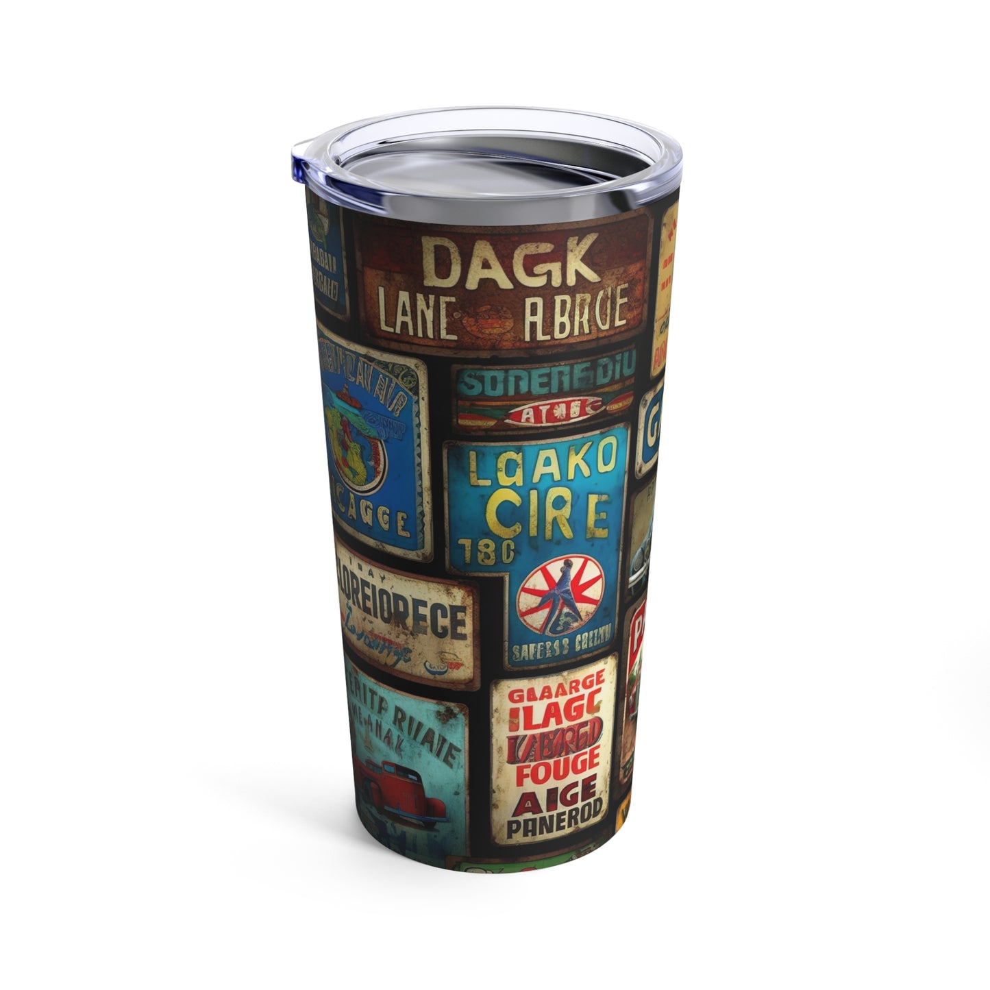 Retro car Tumbler 20oz