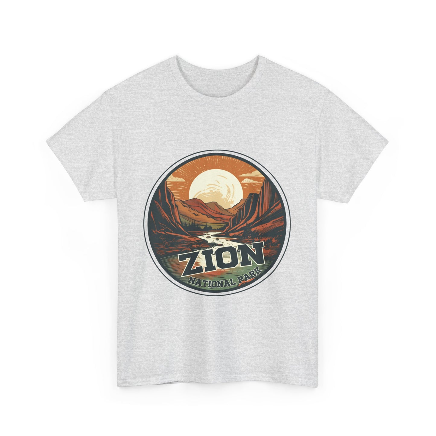 zion national park  Unisex Heavy Cotton Tee