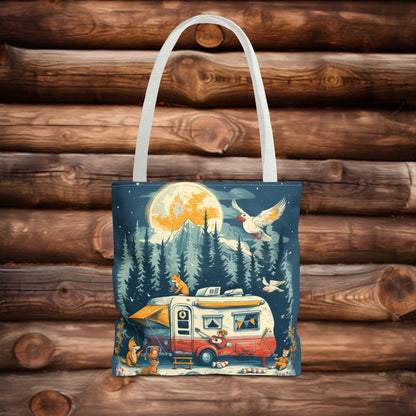 Camper fox Tote Bag (AOP)