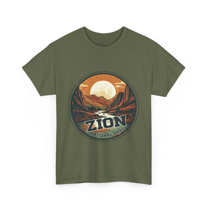 zion national park  Unisex Heavy Cotton Tee