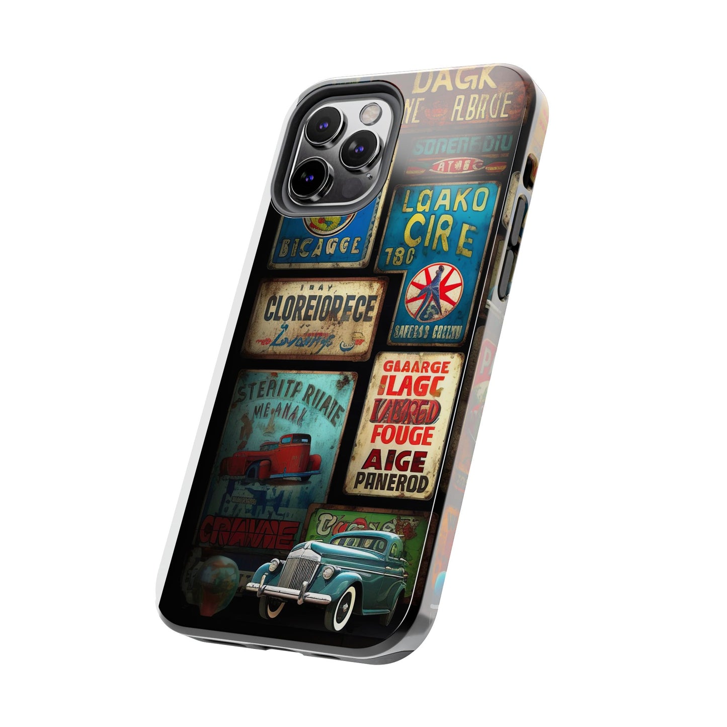 Retro car Tough Phone Cases