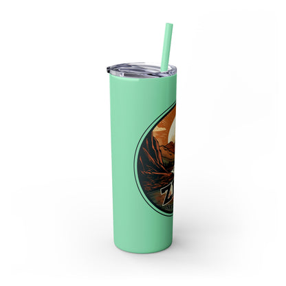 zion national park Tumbler with Straw, 20oz