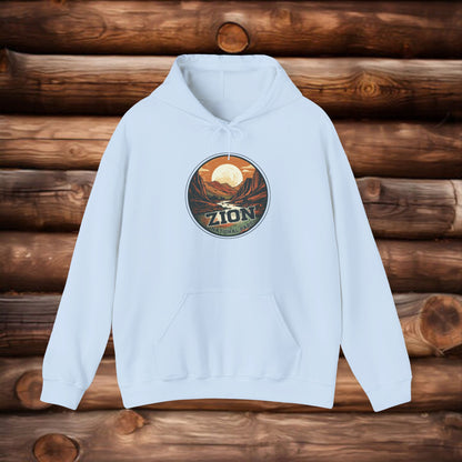 zion national park  ,Unisex Heavy Blend™ Hooded Sweatshirt