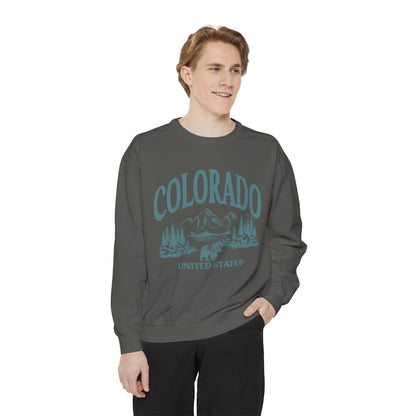 Colorado,Unisex Garment-Dyed Sweatshirt