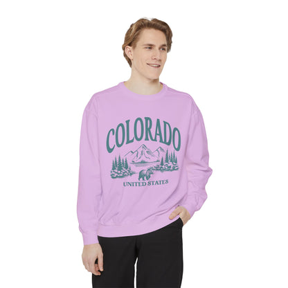 Colorado,Unisex Garment-Dyed Sweatshirt