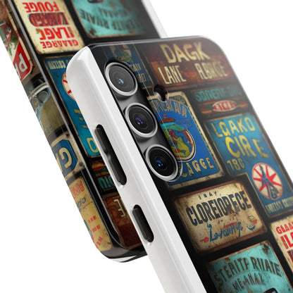 Retro car Tough Phone Cases