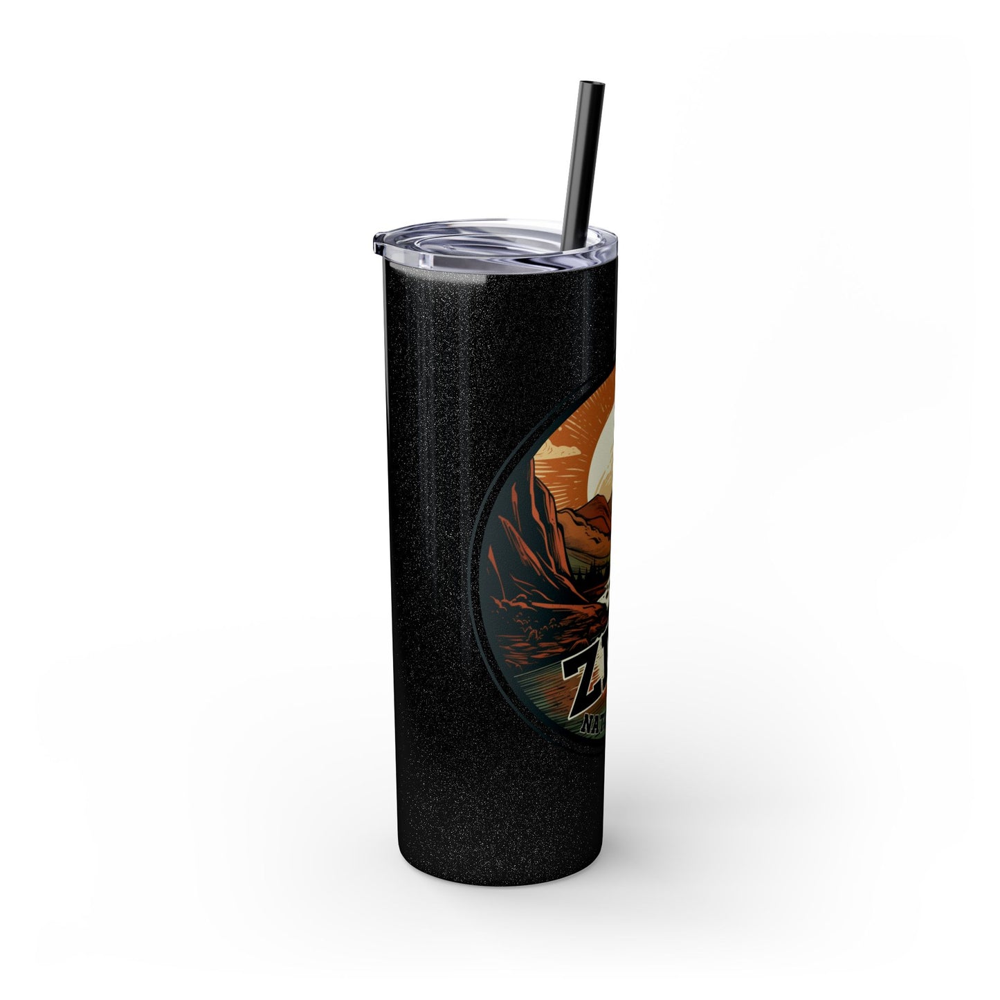 zion national park Tumbler with Straw, 20oz