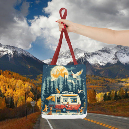 Camper fox Tote Bag (AOP)