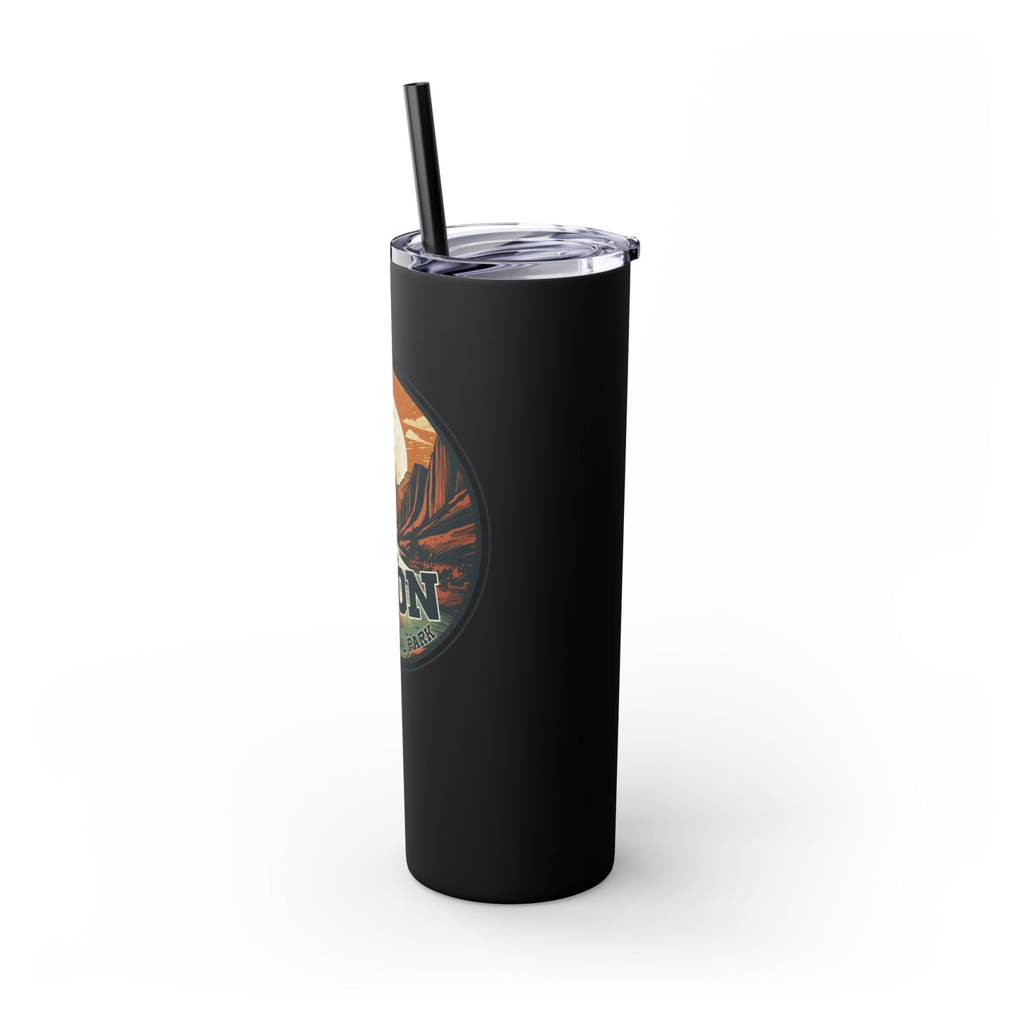 zion national park Tumbler with Straw, 20oz