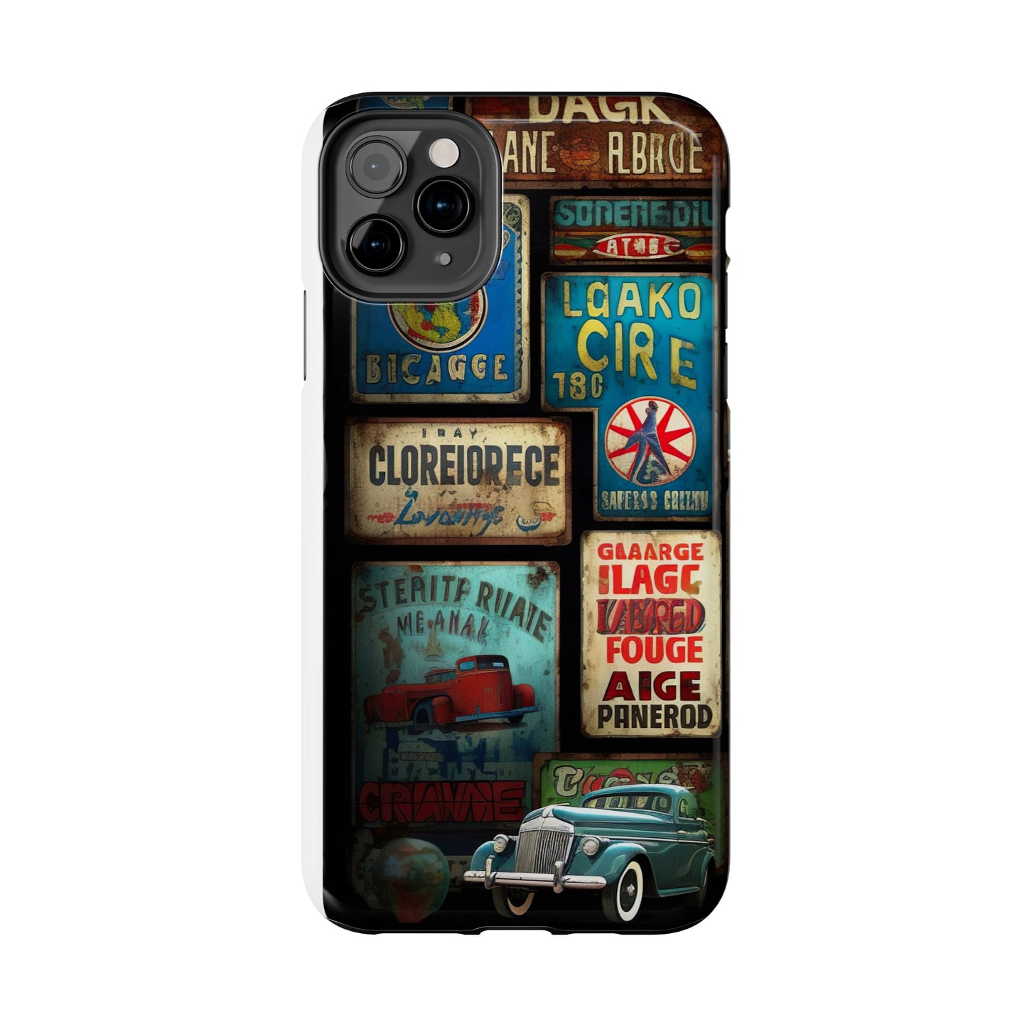 Retro car Tough Phone Cases