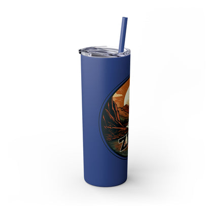 zion national park Tumbler with Straw, 20oz