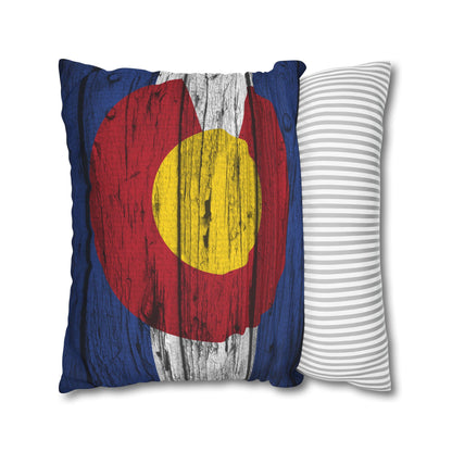 Colorado Polyester Square Pillowcase