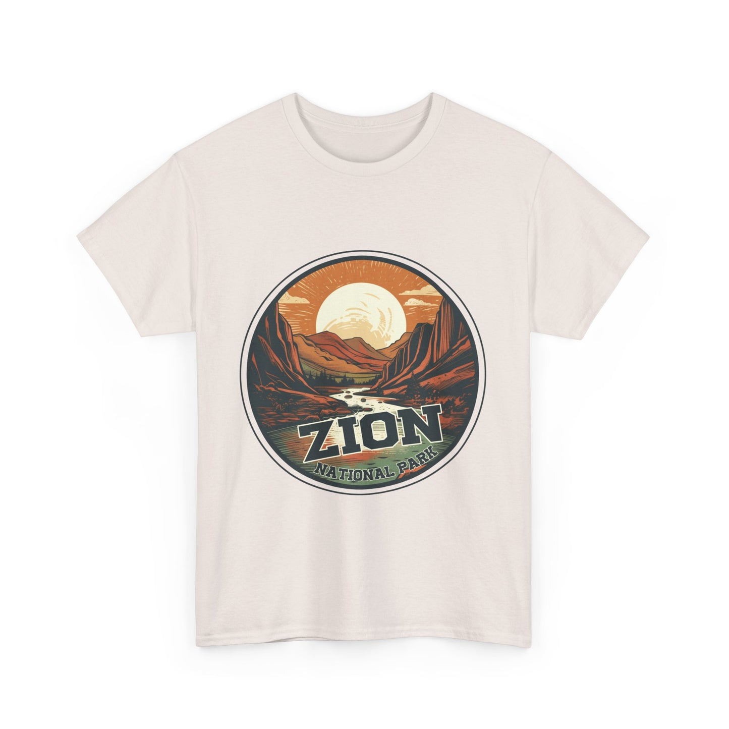 zion national park  Unisex Heavy Cotton Tee