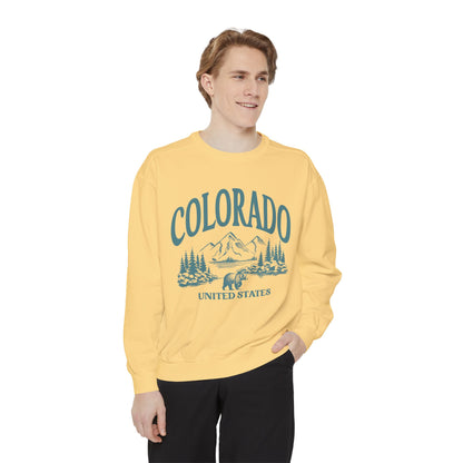 Colorado,Unisex Garment-Dyed Sweatshirt