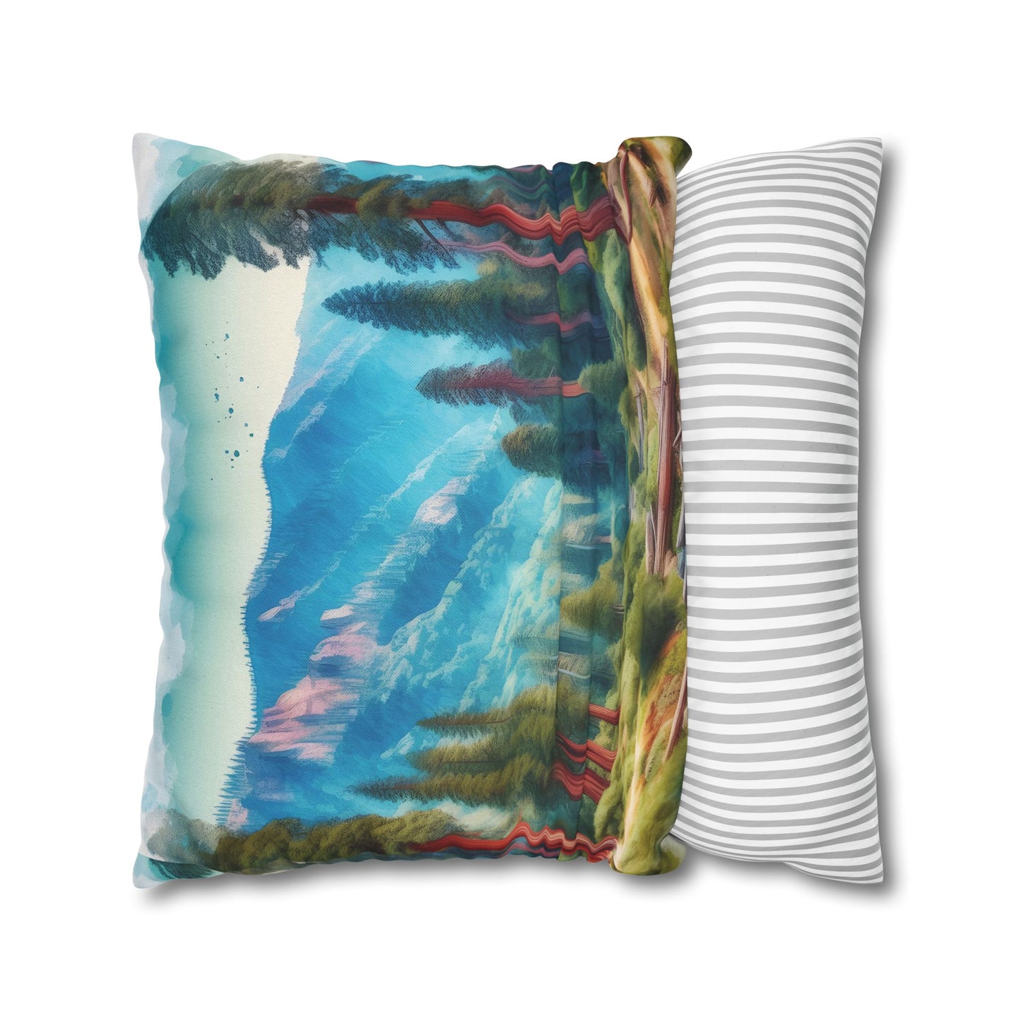 Redwood Polyester Square Pillowcase