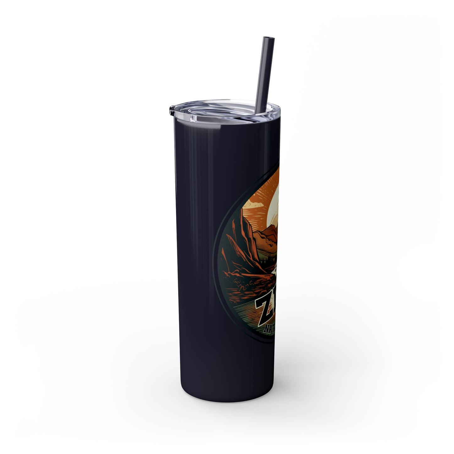 zion national park Tumbler with Straw, 20oz