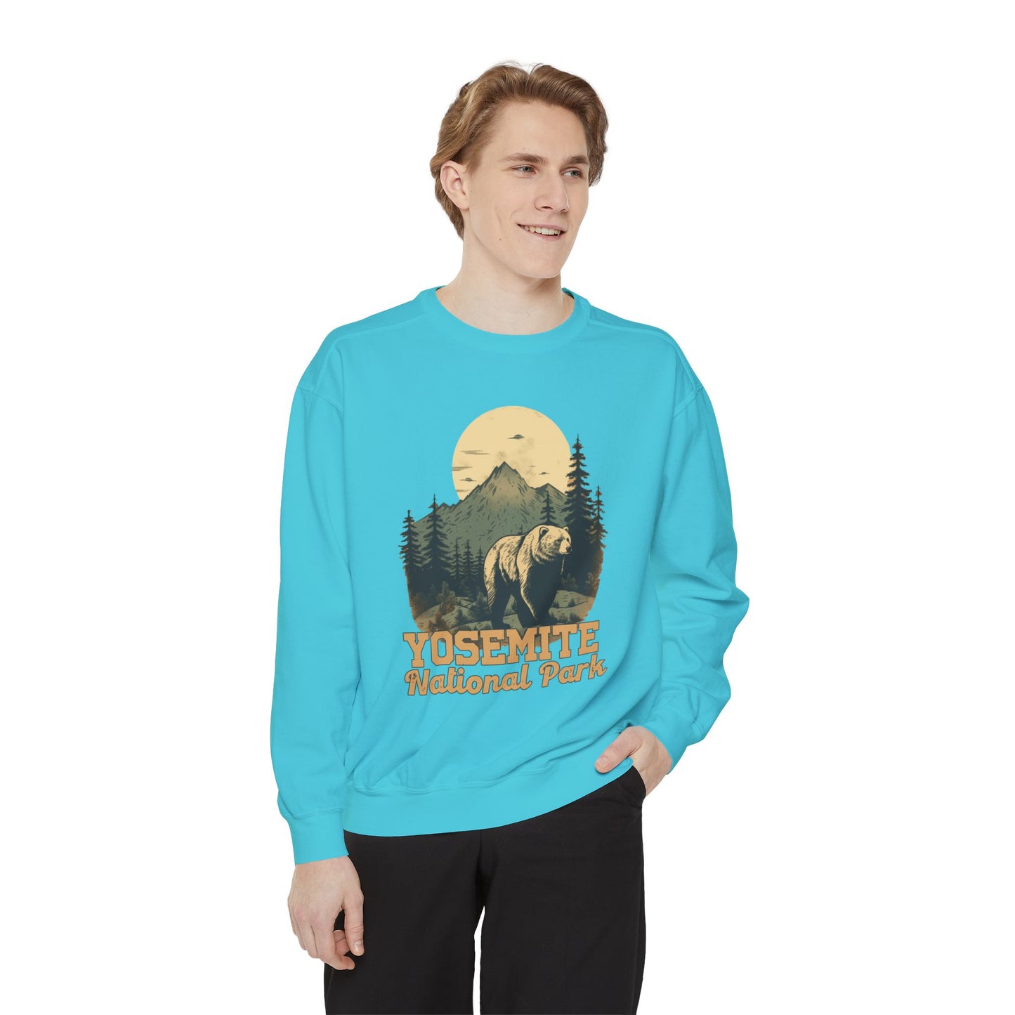 yosemite national park ,Unisex Garment-Dyed Sweatshirt