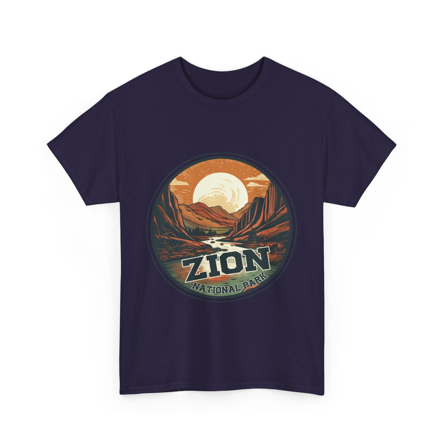 zion national park  Unisex Heavy Cotton Tee