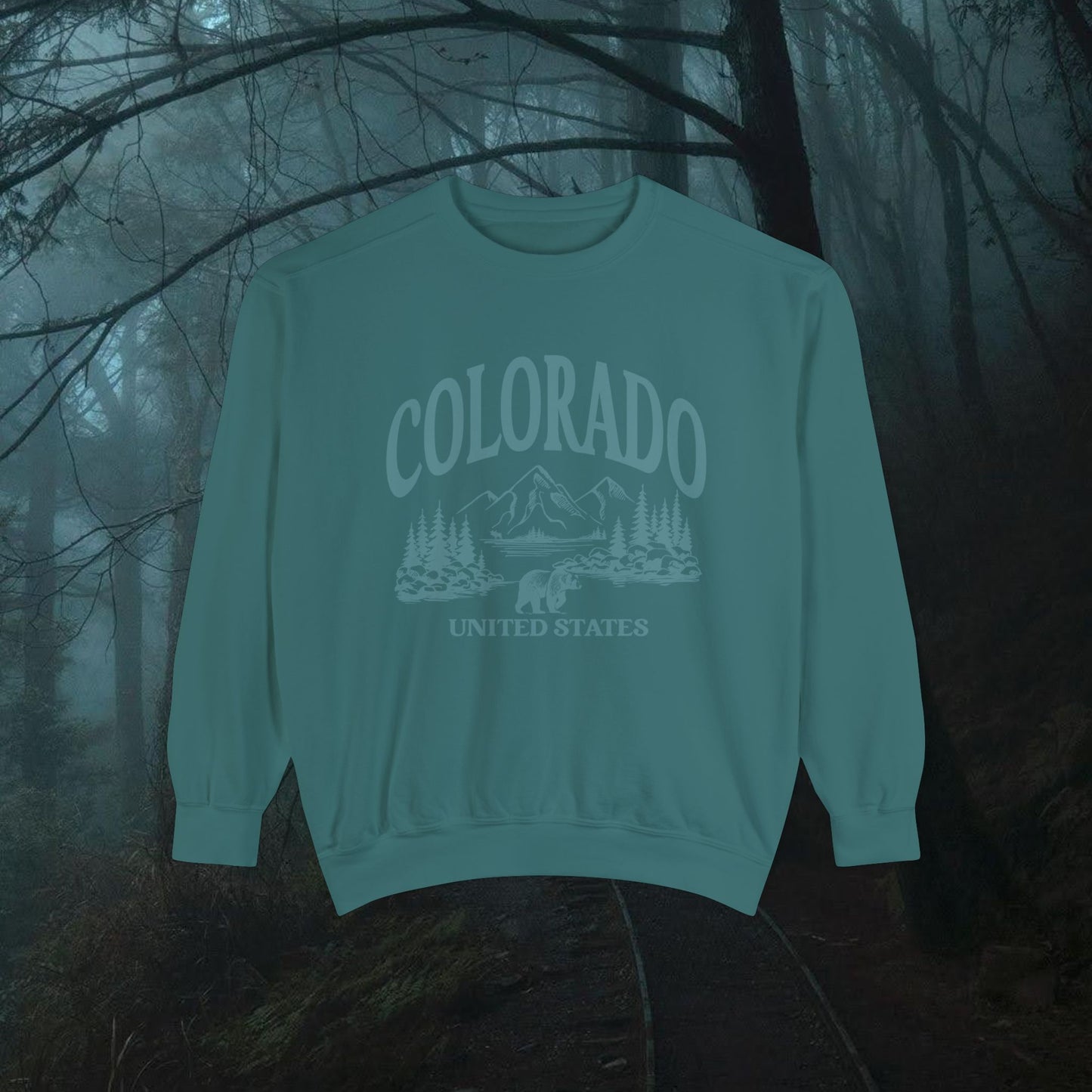 Colorado,Unisex Garment-Dyed Sweatshirt