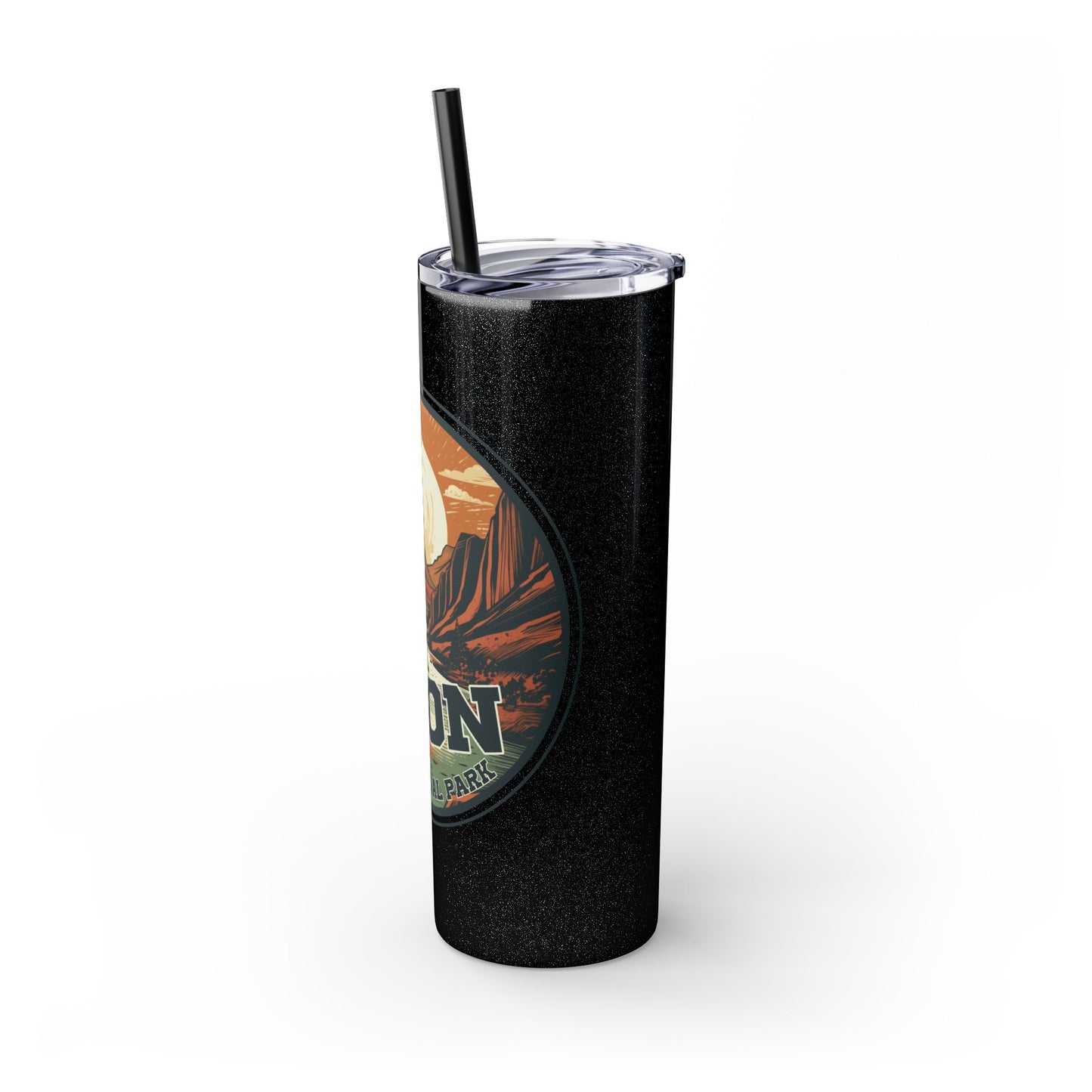 zion national park Tumbler with Straw, 20oz