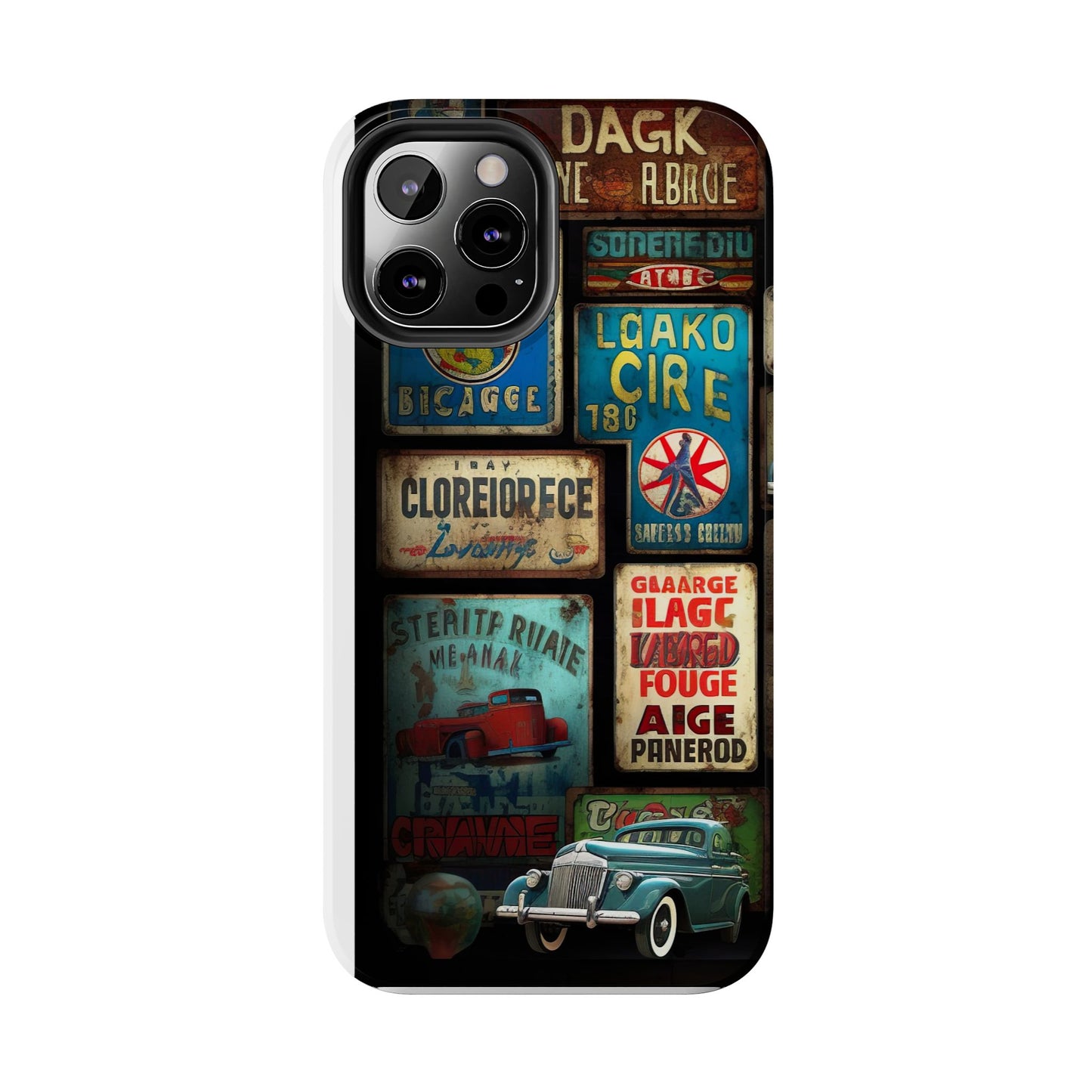 Retro car Tough Phone Cases